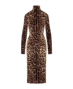 Dolce & Gabbana Leo Print Dress
