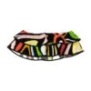 Flounced Print Bikini Top