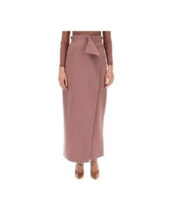 Max Mara High-waisted Ruched Skirt