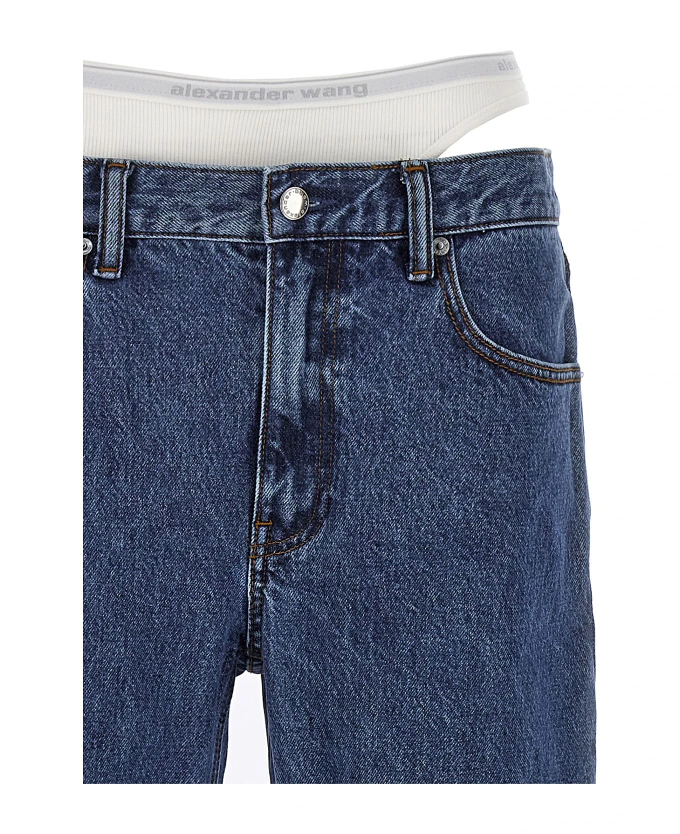 ALEXANDER WANG Slip Insert Jeans - Image 3