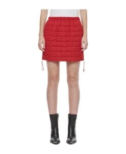 Max Mara Quilted Nylon Kim Miniskirt