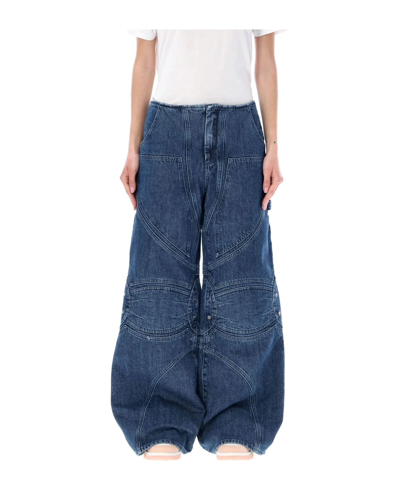 Off-White Motorcycle Low Waist Denim Pant