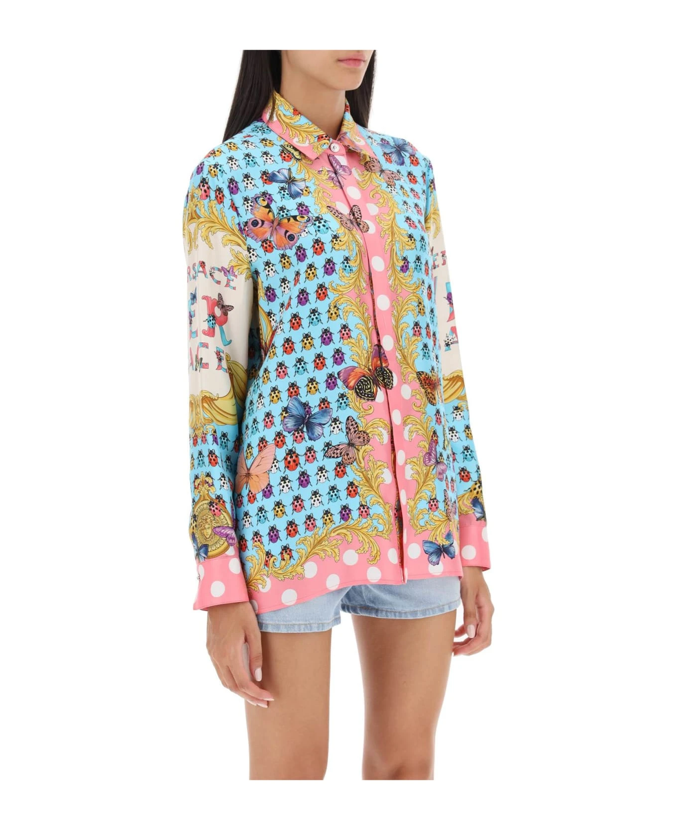 Versace Shirt In Printed Silk - Image 2