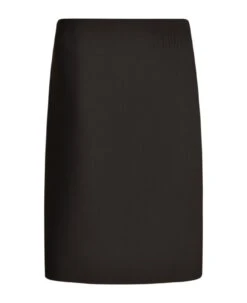 Miu Miu Logo Embroidered Plain Skirt