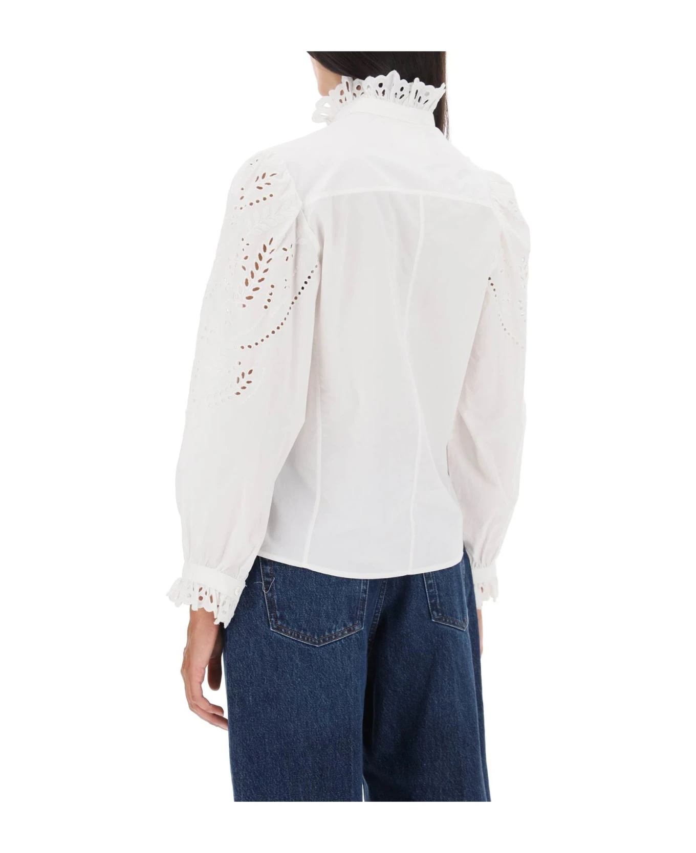 'raissa' Broderie Anglaise Shirt - Image 3