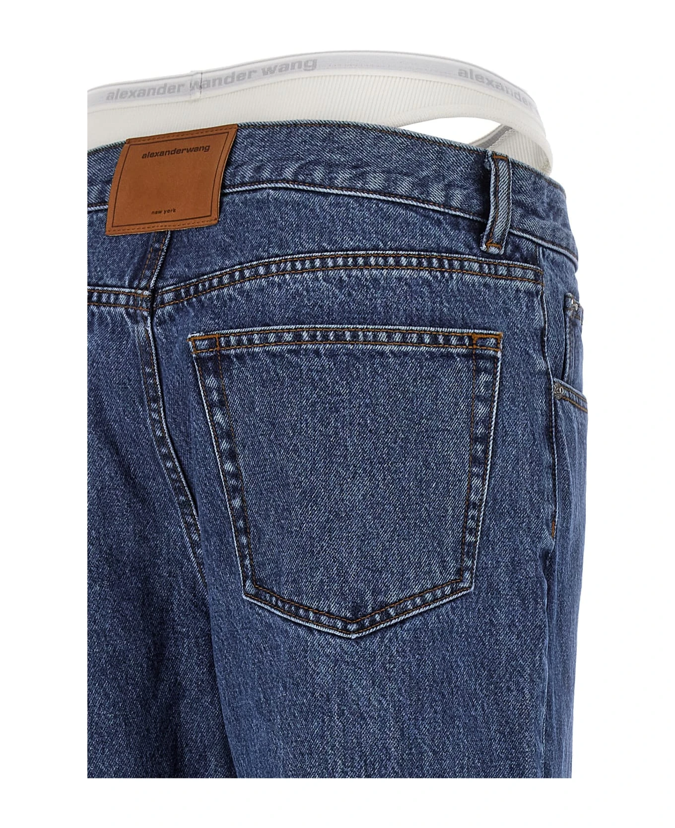 ALEXANDER WANG Slip Insert Jeans - Image 4