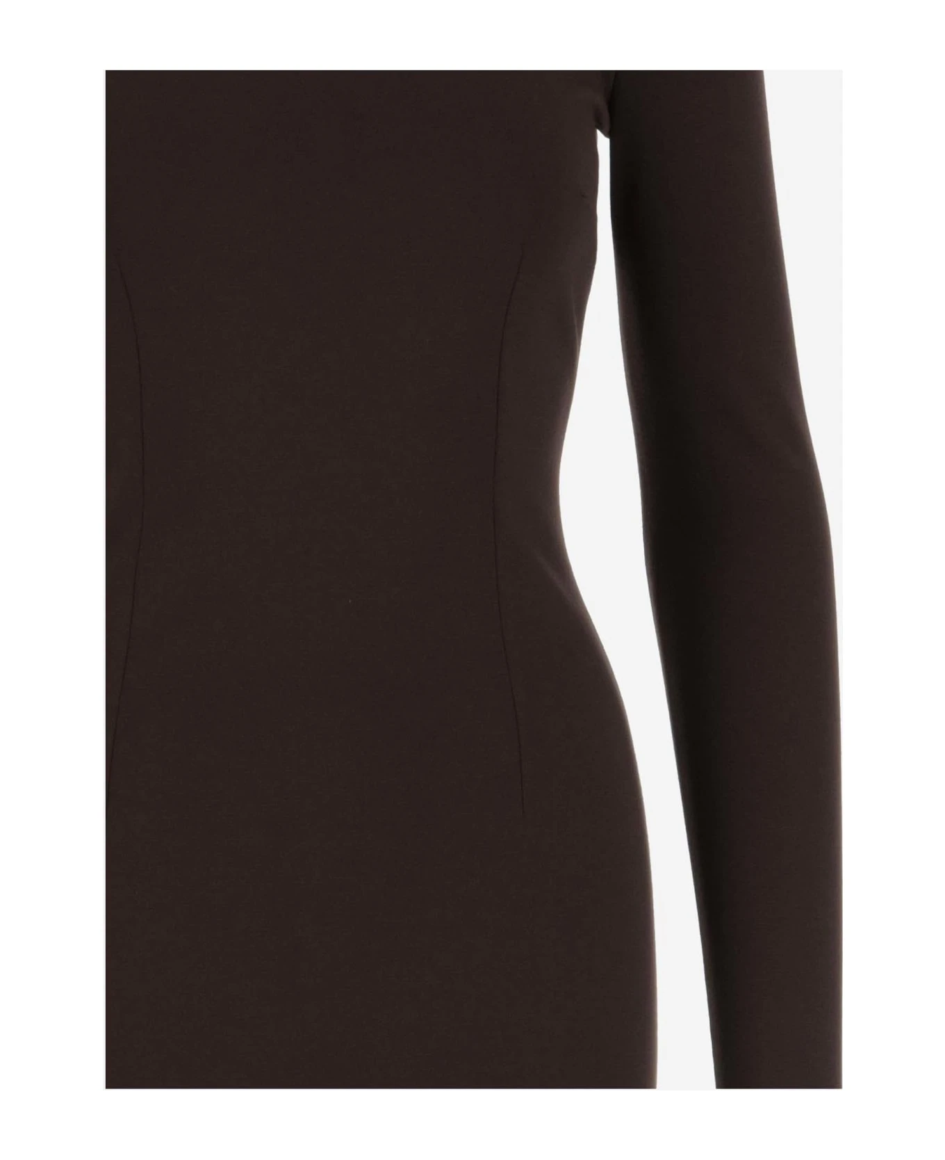 Dolce & Gabbana Stretch Technical Jersey Longuette Dress - Image 3