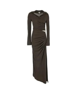 Bottega Veneta Knot Long Dress
