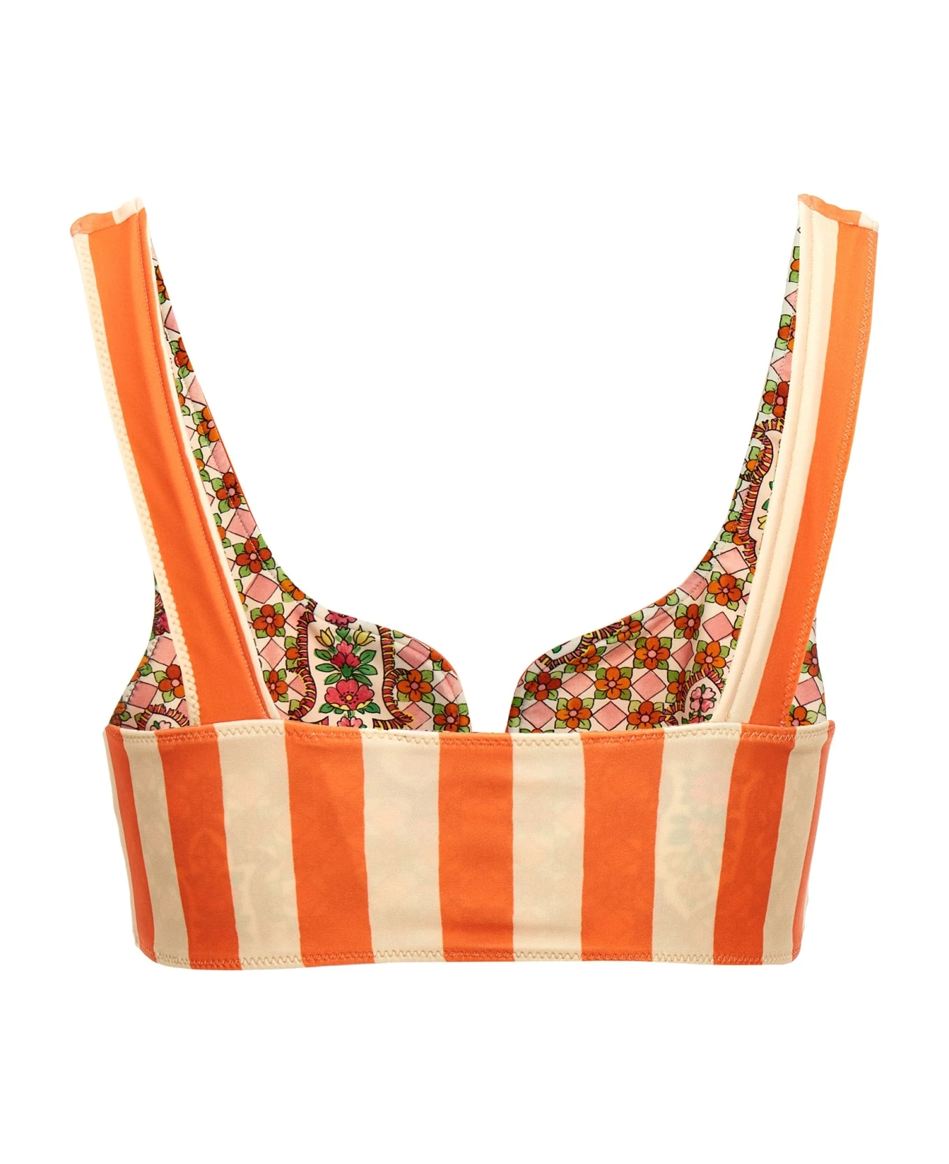 'barbasunbathing' Reversible Bikini Top - Image 3