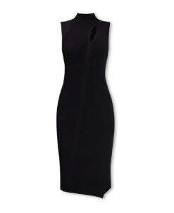 Versace 'la Vacanza' Collection Ribbed Dress