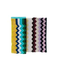 Missoni Two-piece Zig Zag-patterned Bath Towel