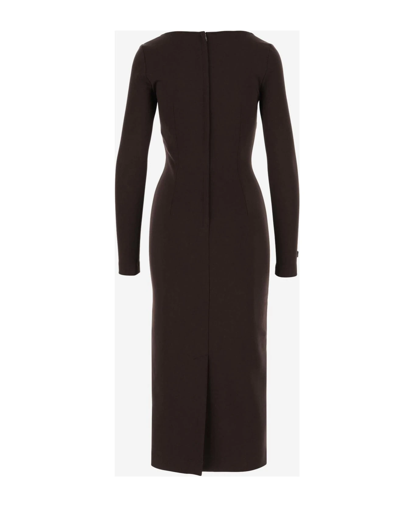 Dolce & Gabbana Stretch Technical Jersey Longuette Dress - Image 2