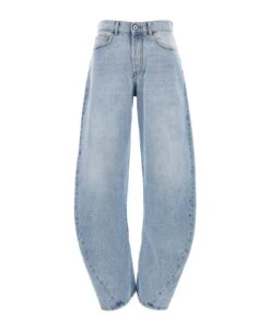 Off-White 'bleach Twist Banana' Jeans