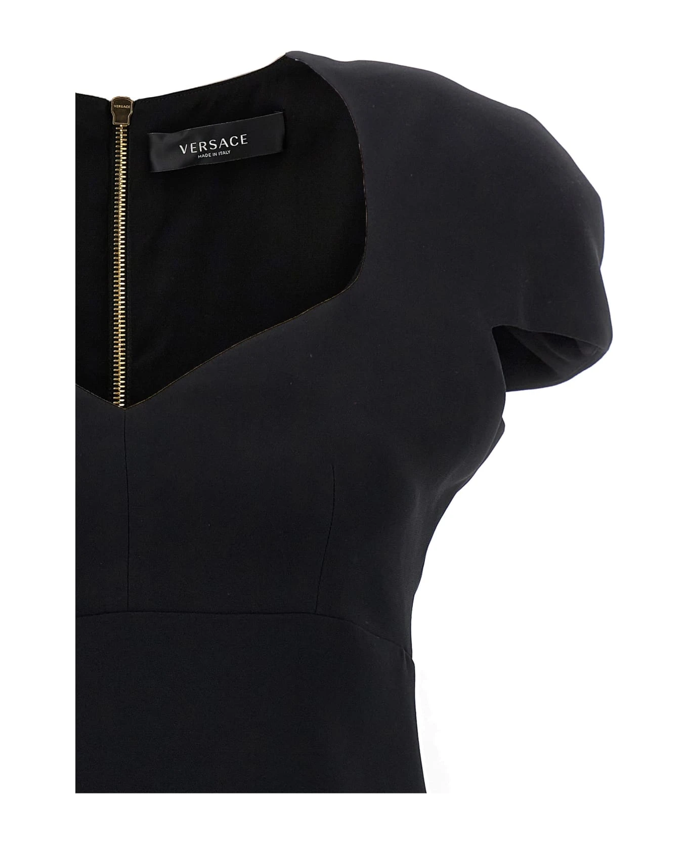 Versace Heart-shaped Neckline Dress - Image 3