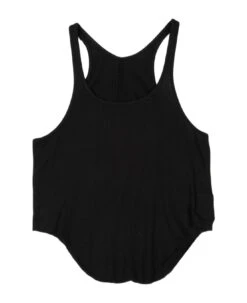 Basic Tank Cropped Black Cotton Tank Top - Basic Tank Top