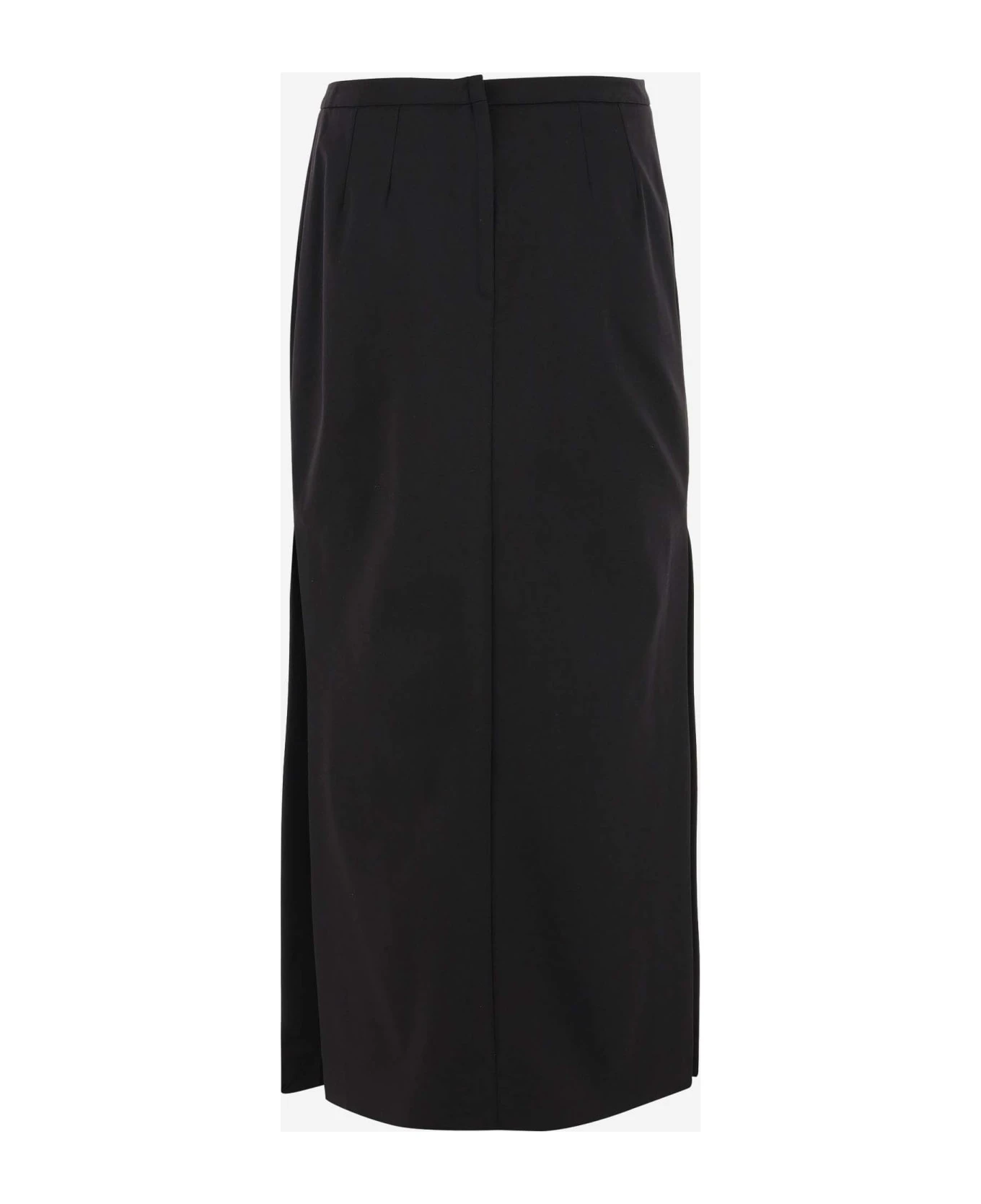 Dolce & Gabbana Long Stretch Jersey Skirt - Image 2