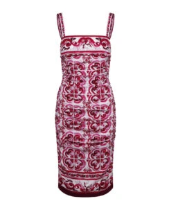 Dolce & Gabbana Majolica-print Midi Dress