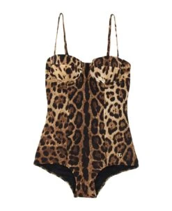 Dolce & Gabbana Animalier One-piece Swimsuit