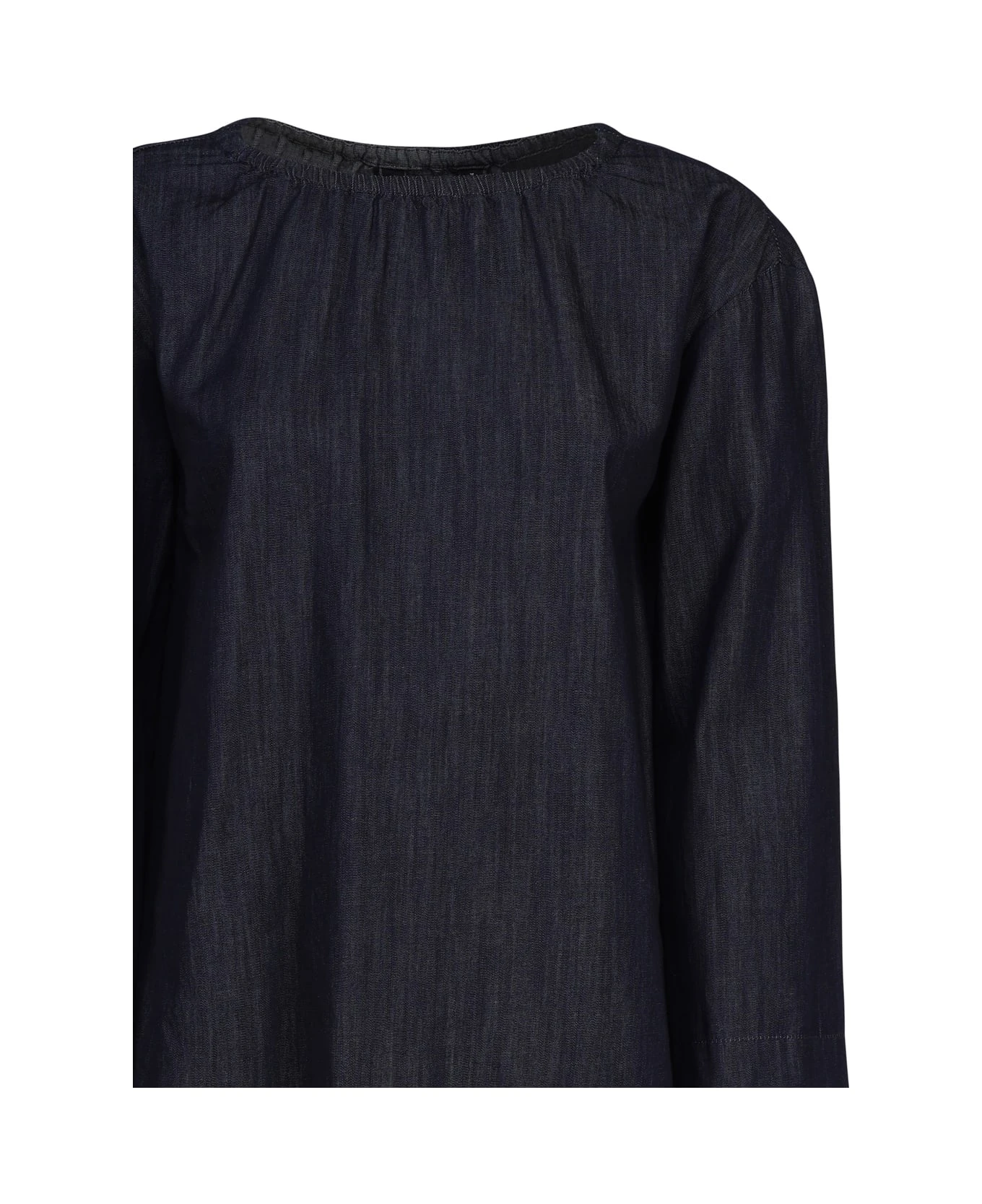 Max Mara Long-sleeved Chambray Top - Image 2