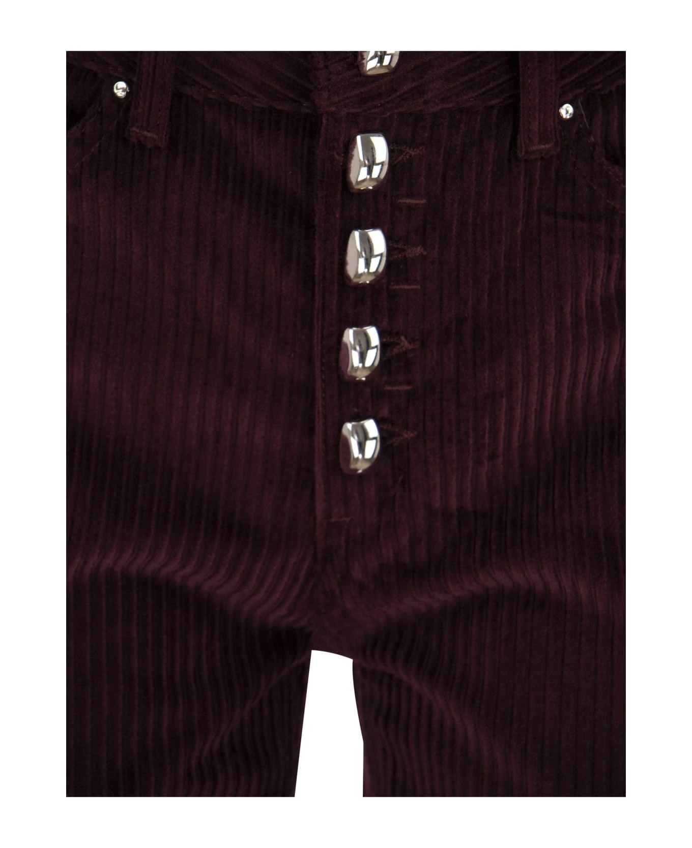 Dondup Koons Loose-fitting Velvet Trousers - Image 4