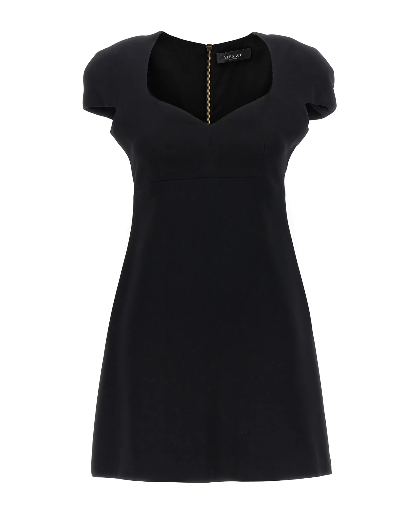 Versace Heart-shaped Neckline Dress