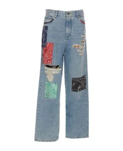 Alanui The 12 Signs Denim Jeans