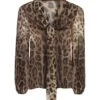 Dolce & Gabbana Printed Chiffon Blouse