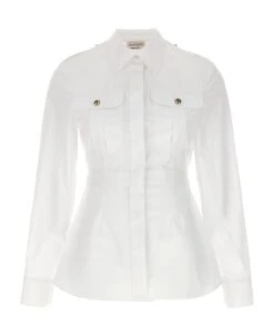 Alexander McQueen Peplum Shirt