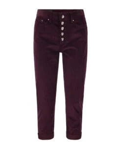 Dondup Koons Loose-fitting Velvet Trousers