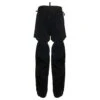'ashton' Black Jeans With Rear Cut-out In Cotton Denim Woman
