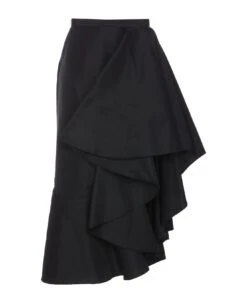 Alexander McQueen Asymmetric Skirt Midi Skirt