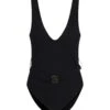 Tory Burch Miller Plunging V-neck Swimsuit