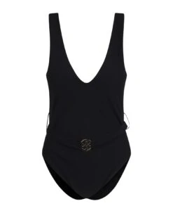 Tory Burch Miller Plunging V-neck Swimsuit