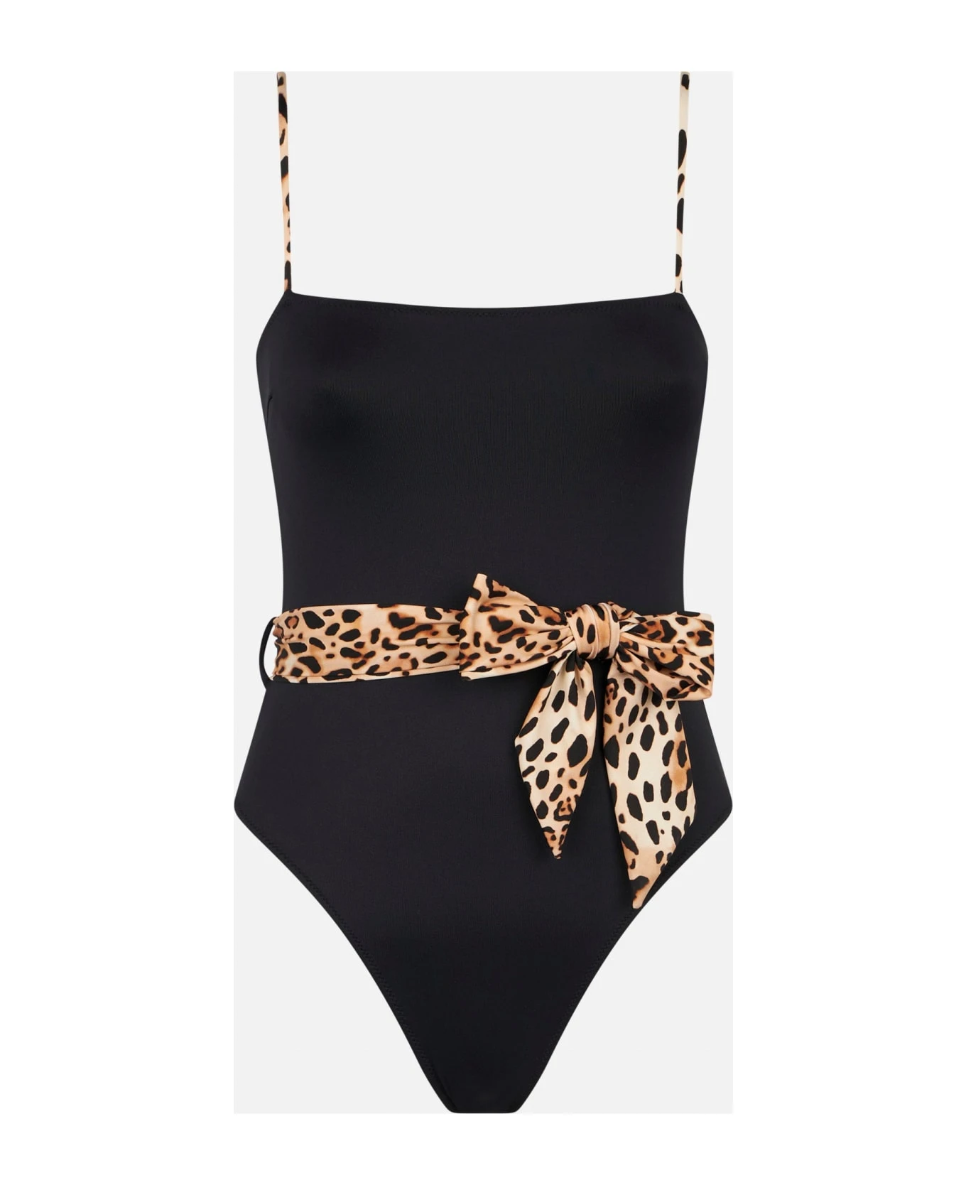 MC2 Saint Barth Animalier Sash Black One Piece Or Body - Image 4