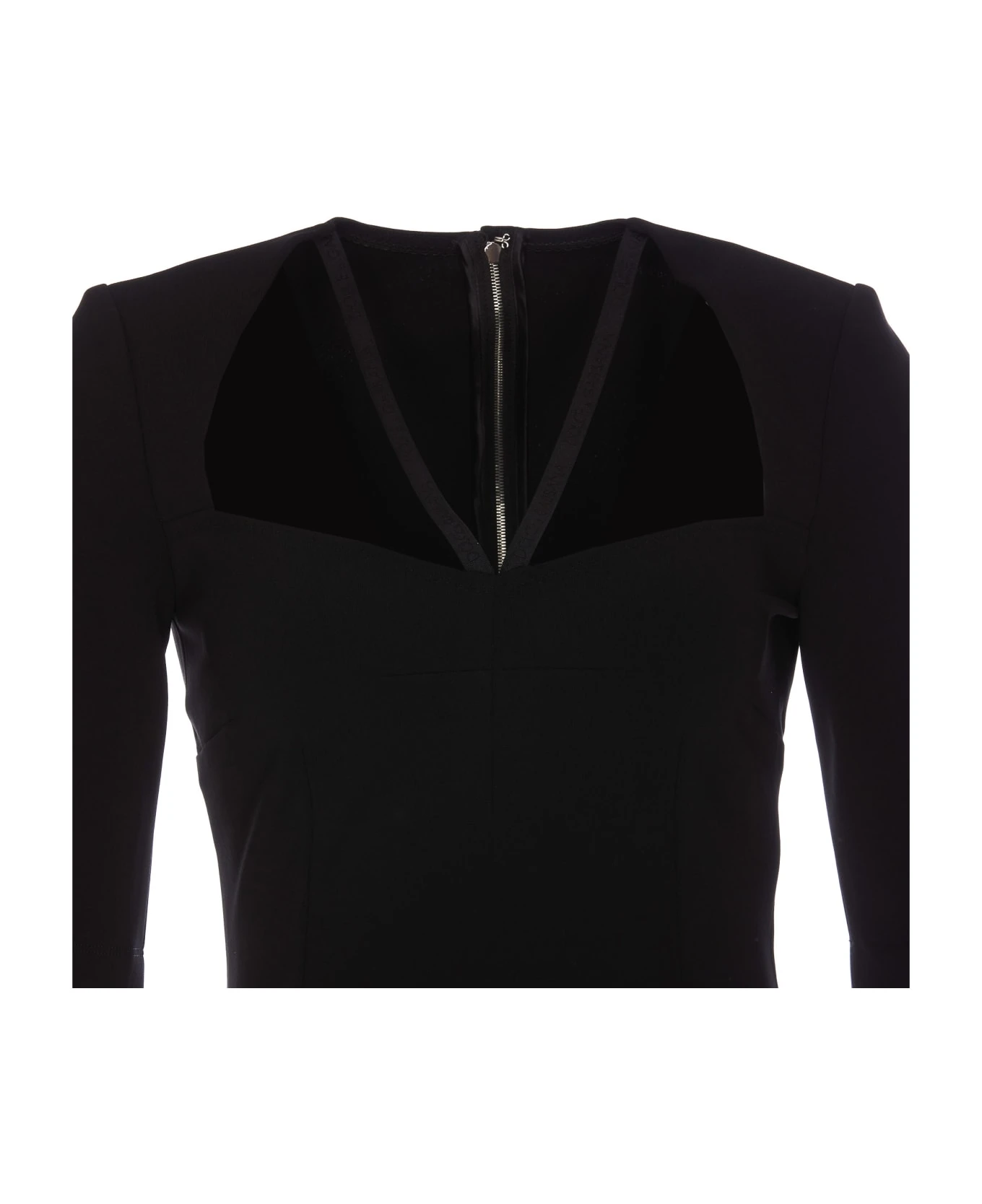 Dolce & Gabbana Short Sleeves Mini Dress - Image 4