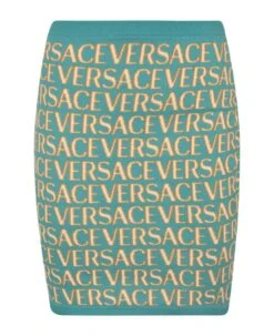 Versace Logo Monogram Skirt