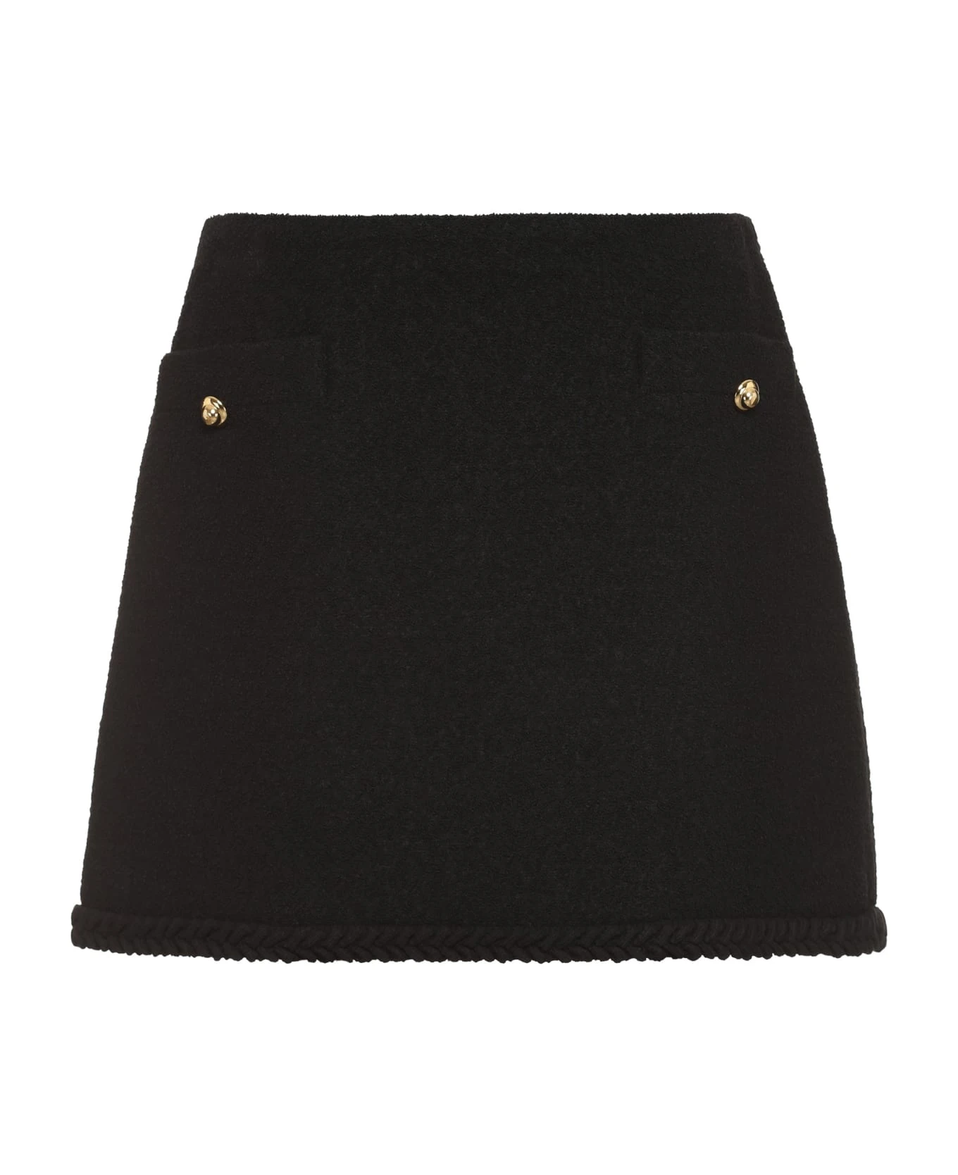 Miu Miu Bouclé Wool Skirt