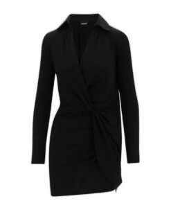Jacquemus Twisted Jersey Mini Dress