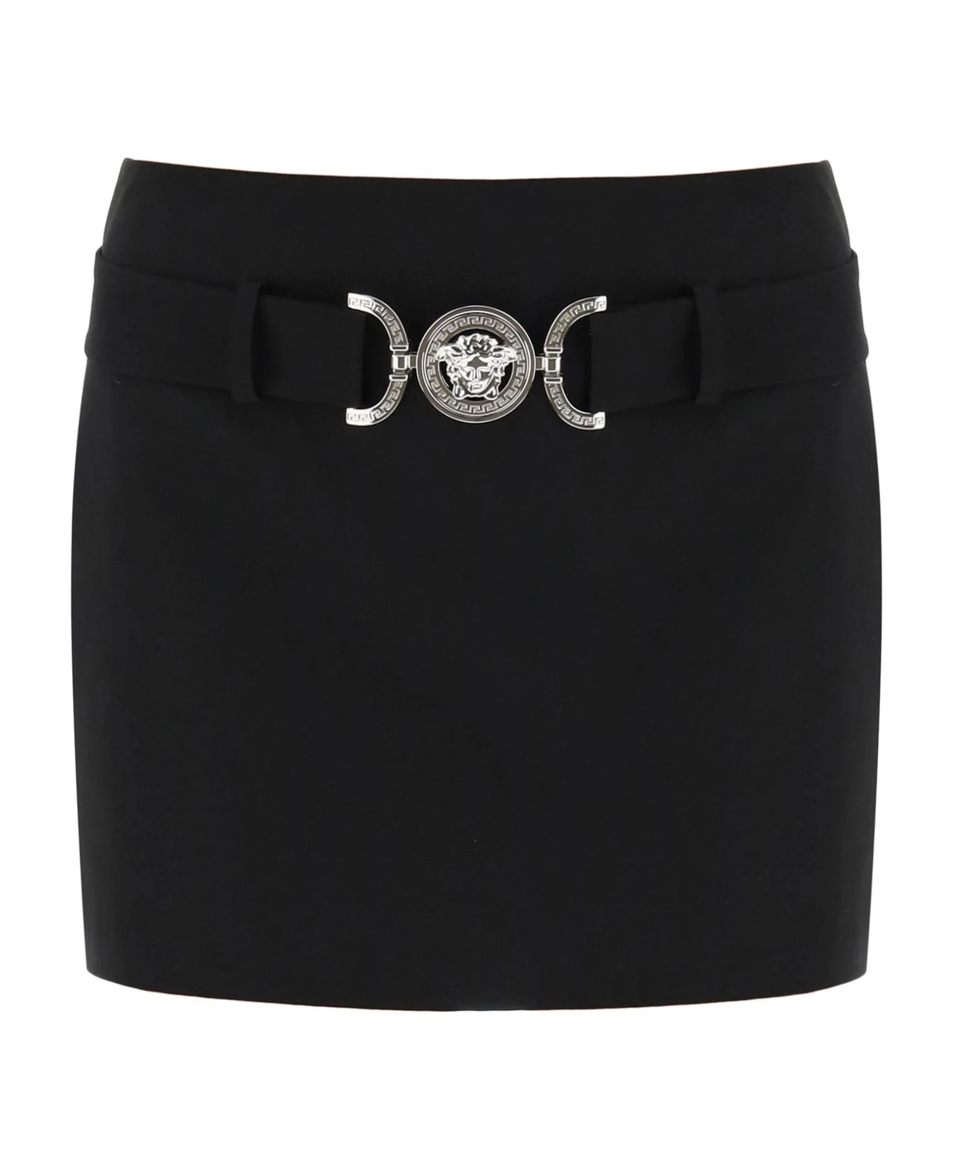 Versace Medusa Buckle Mini Skirt