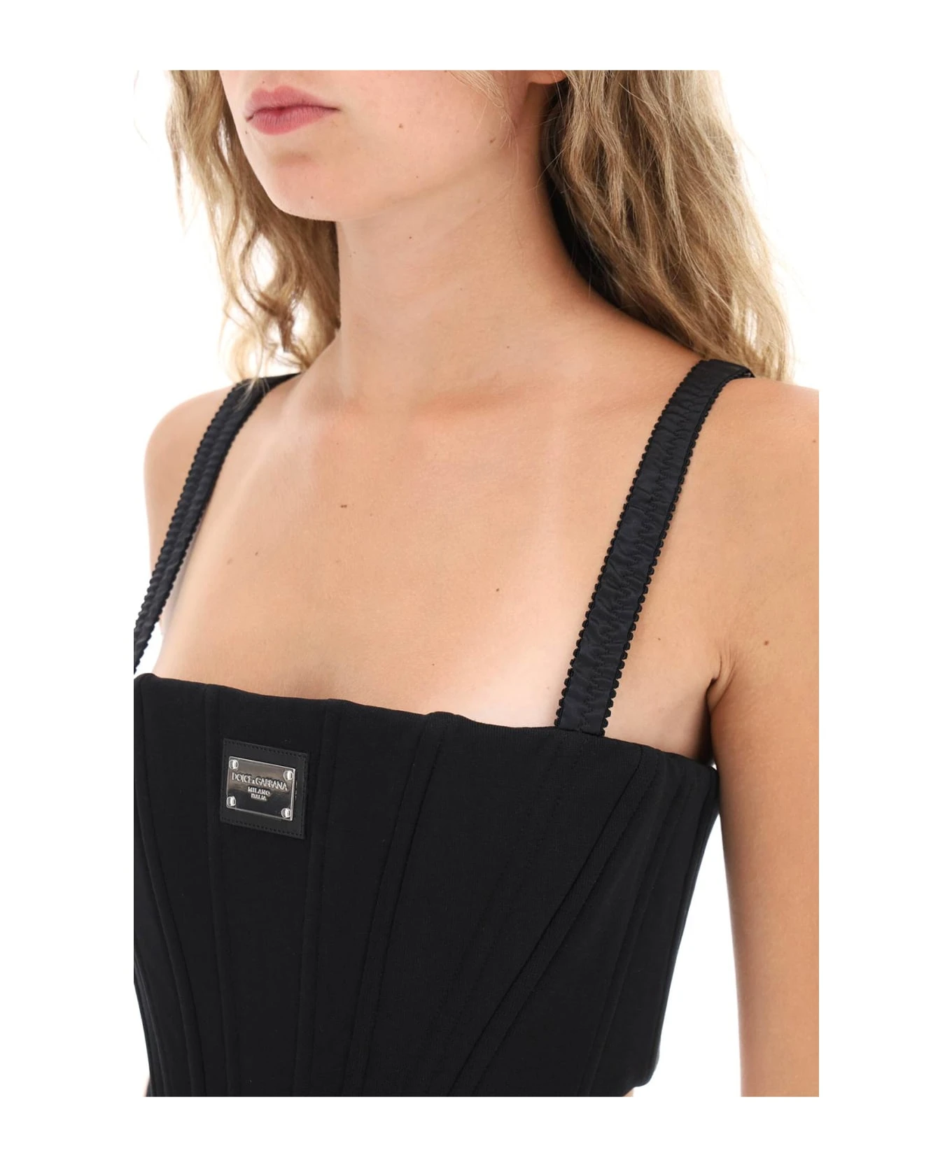 Dolce & Gabbana Cotton Corset Top - Image 4