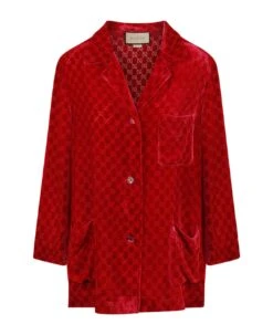 Gucci Gg Velvet Shirt