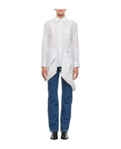 Comme Des Garcons Cotton Asymmetric Shirt