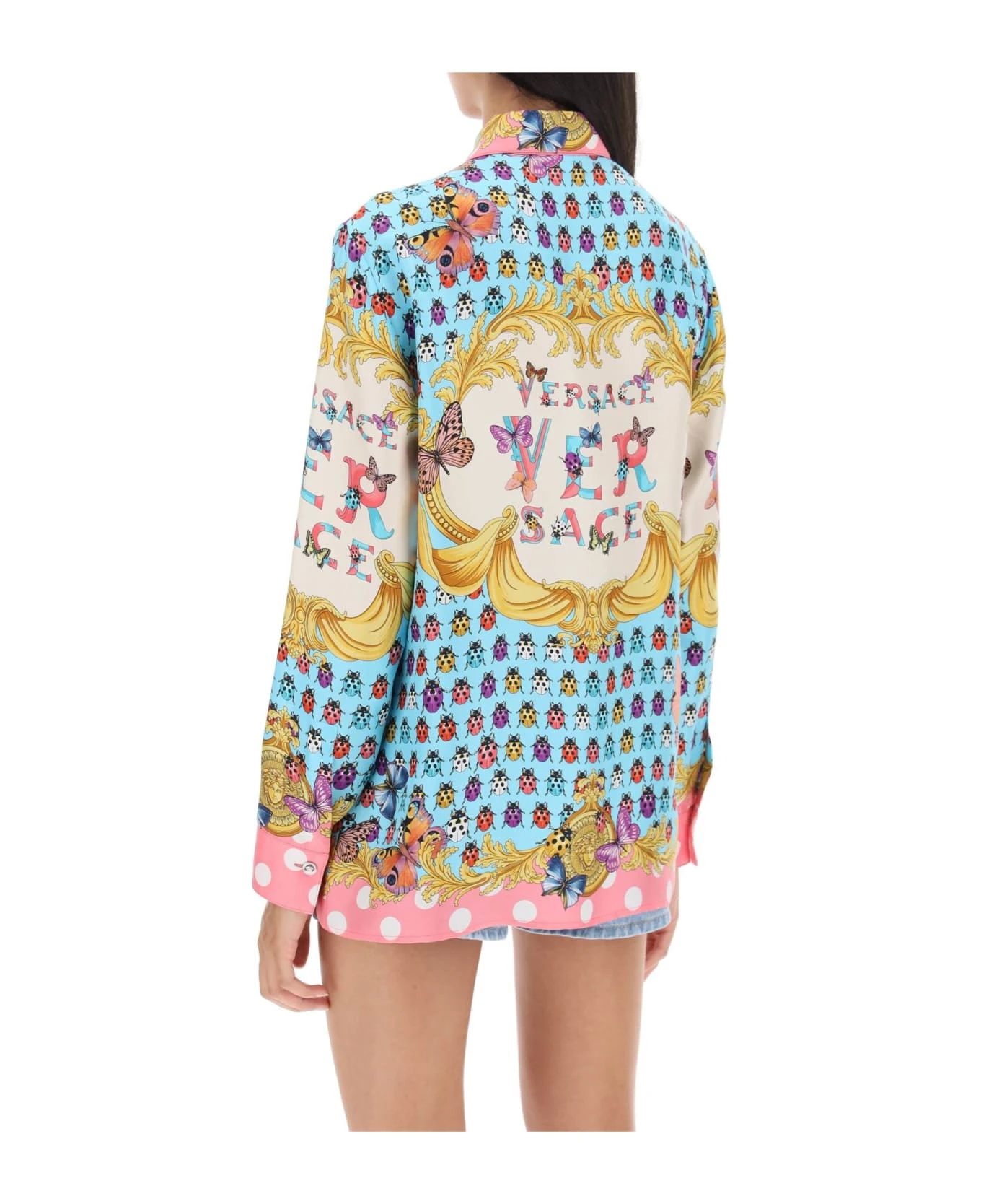 Versace Shirt In Printed Silk - Image 3