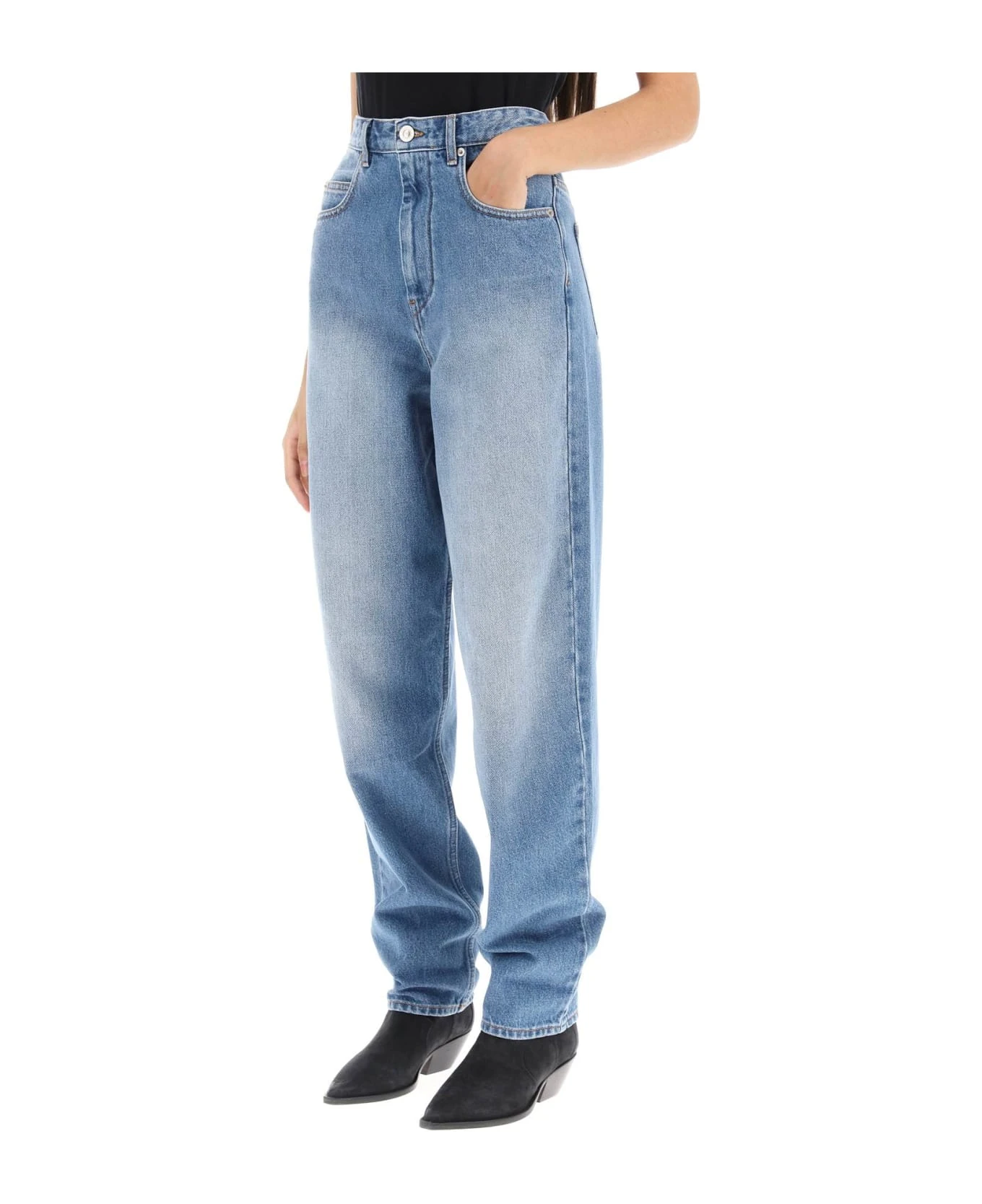 'corsy' Loose Jeans With Tapered Cut - Image 4