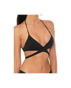 MC2 Saint Barth Wrap Triangle Black Top